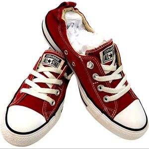 Red Converse All-Star Slip-on